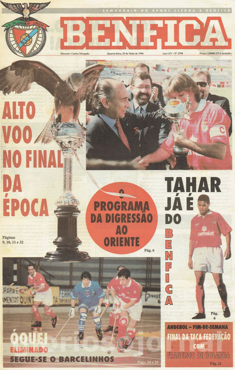 jornal o benfica 2798 1996-05-29